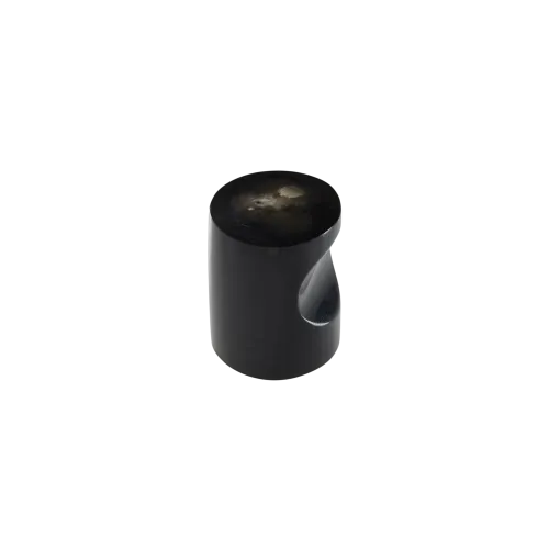 Cabinet knob PAWN Black horn