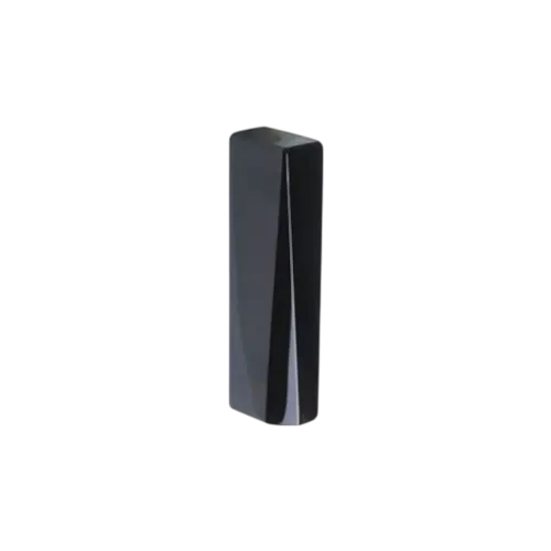 Cabinet pull handle FACETTE Recto Obsidian